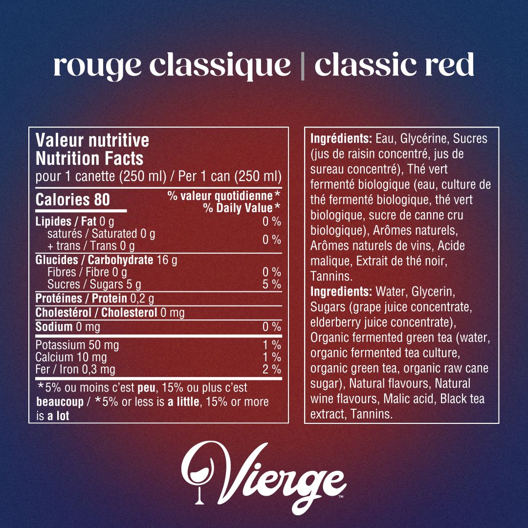 Vierge - Classic Red - Wine Alternative