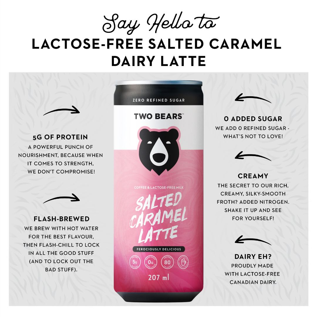 Two Bears - Lactose-Free Dairy Salted Caramel Latte