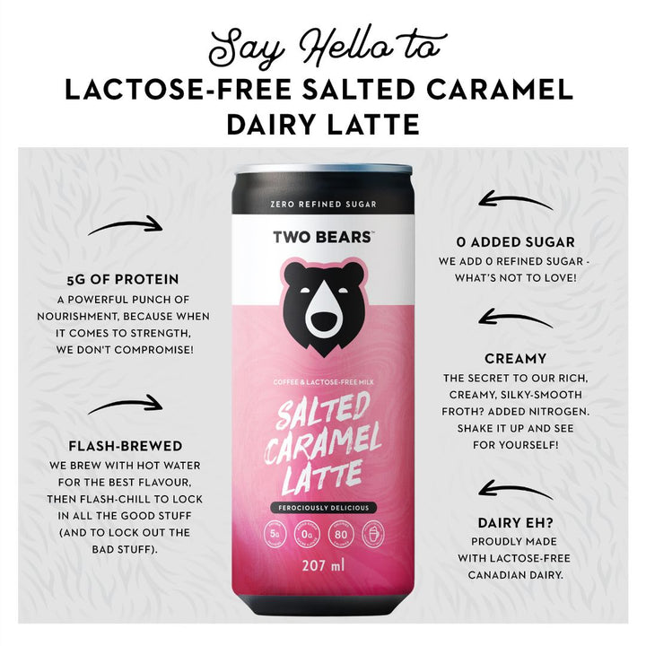 Two Bears - Lactose-Free Dairy Salted Caramel Latte