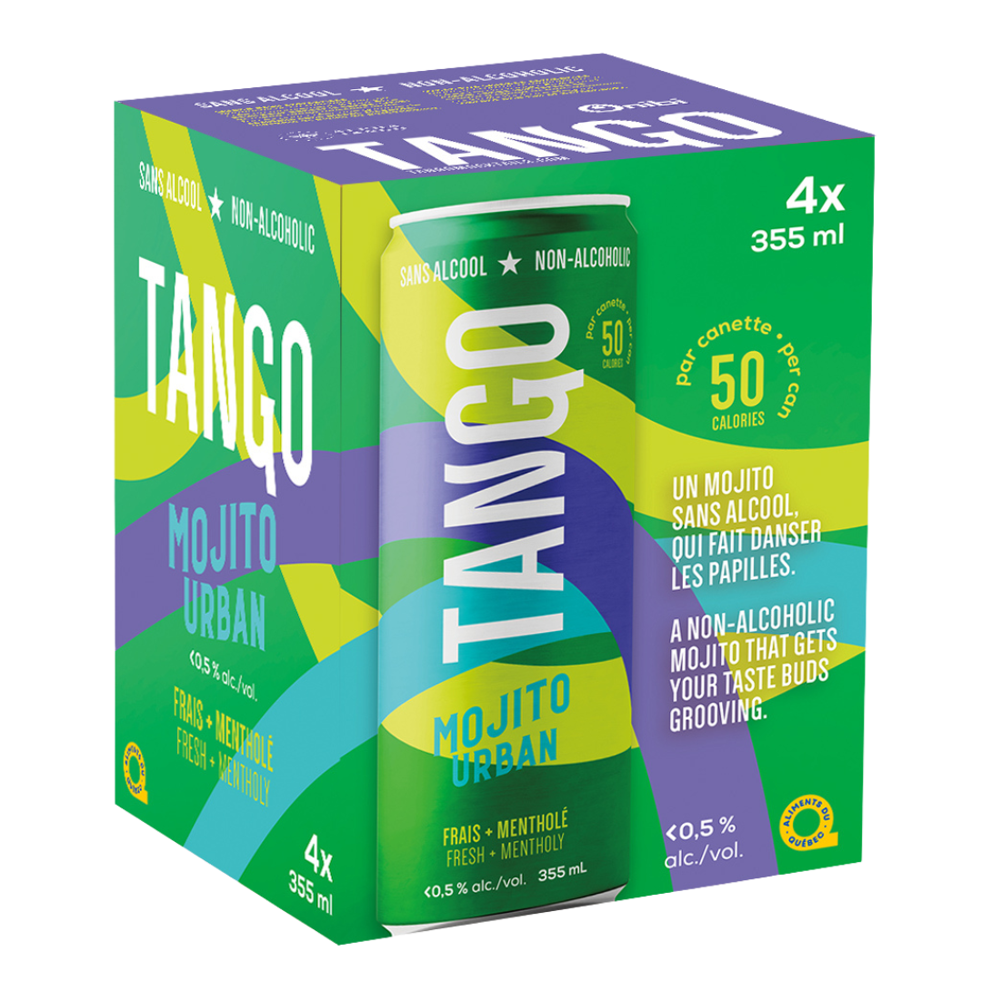 Tango Mocktails Non-Alcoholic Mojito Urban - Upside Drinks - Free