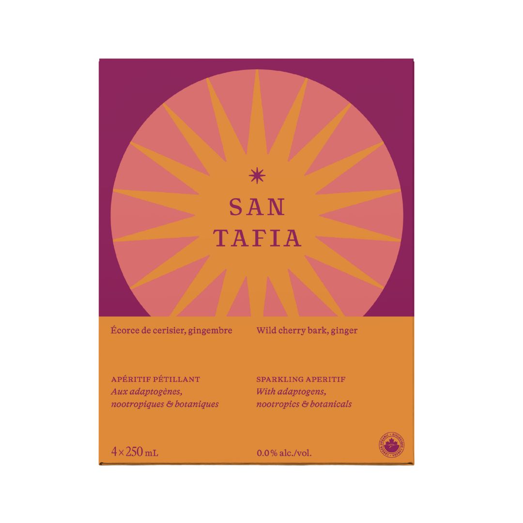 San Tafia - Cherry Bark & Ginger (adaptogens, nootropics and botanicals)