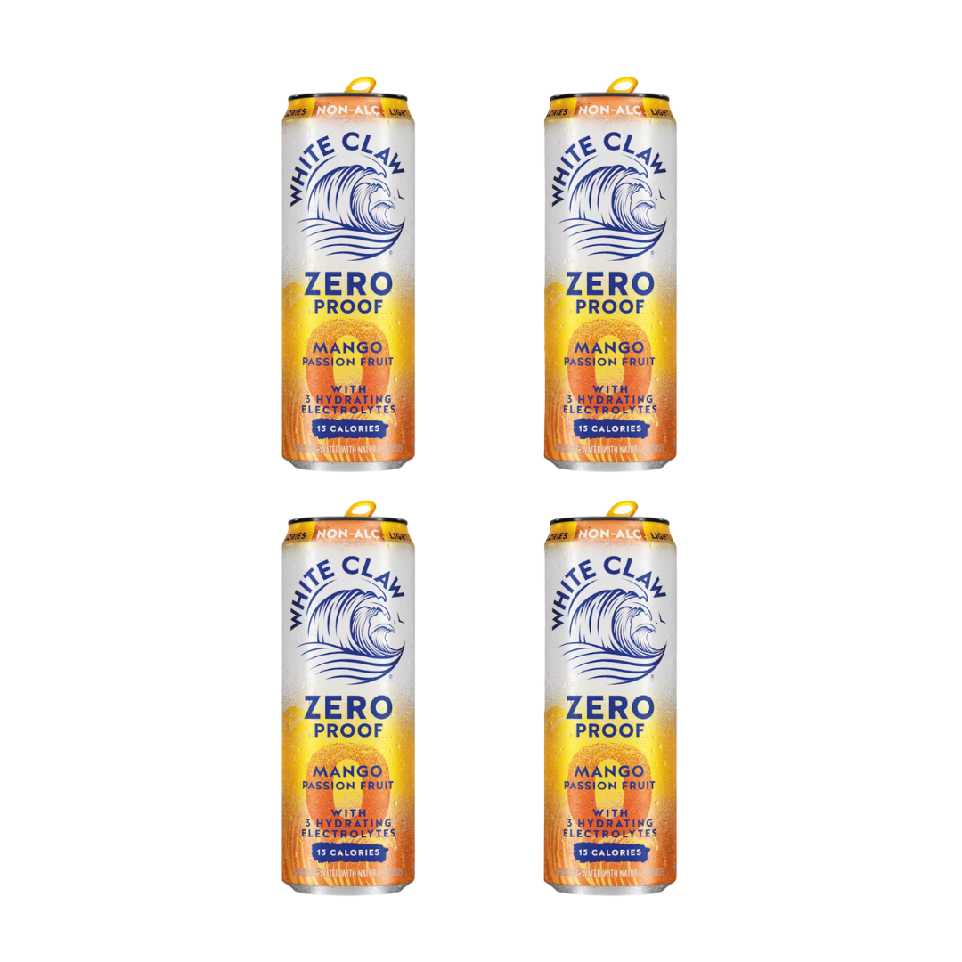 White Claw 0% Alcohol - Mango Passion Fruit