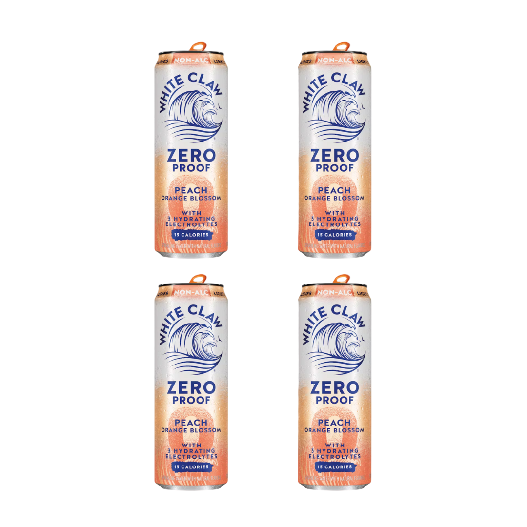 White Claw 0% Alcohol - Peach Orange Blossom