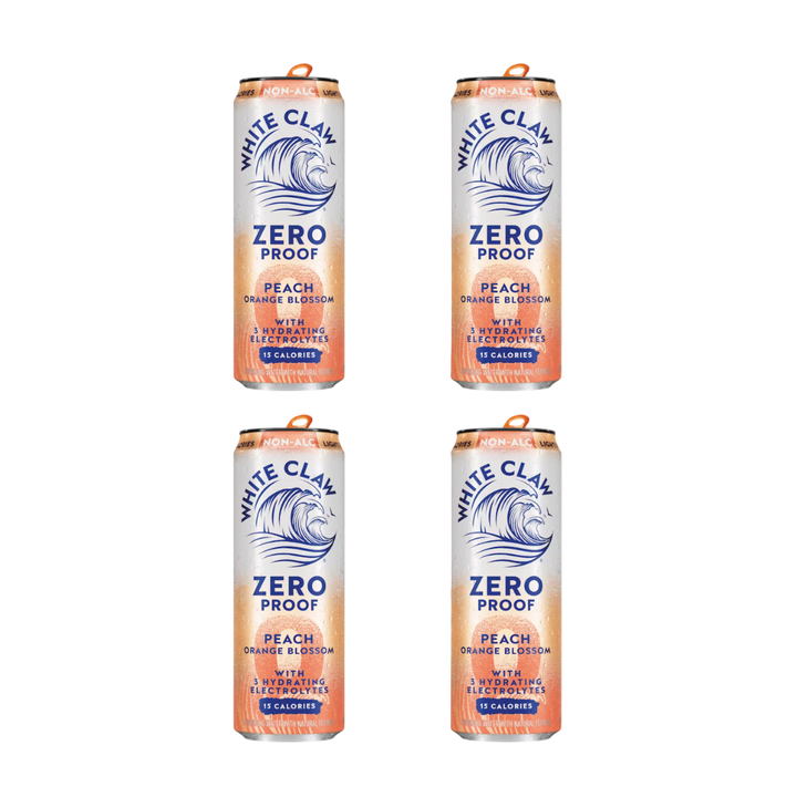 White Claw 0% Alcohol - Peach Orange Blossom