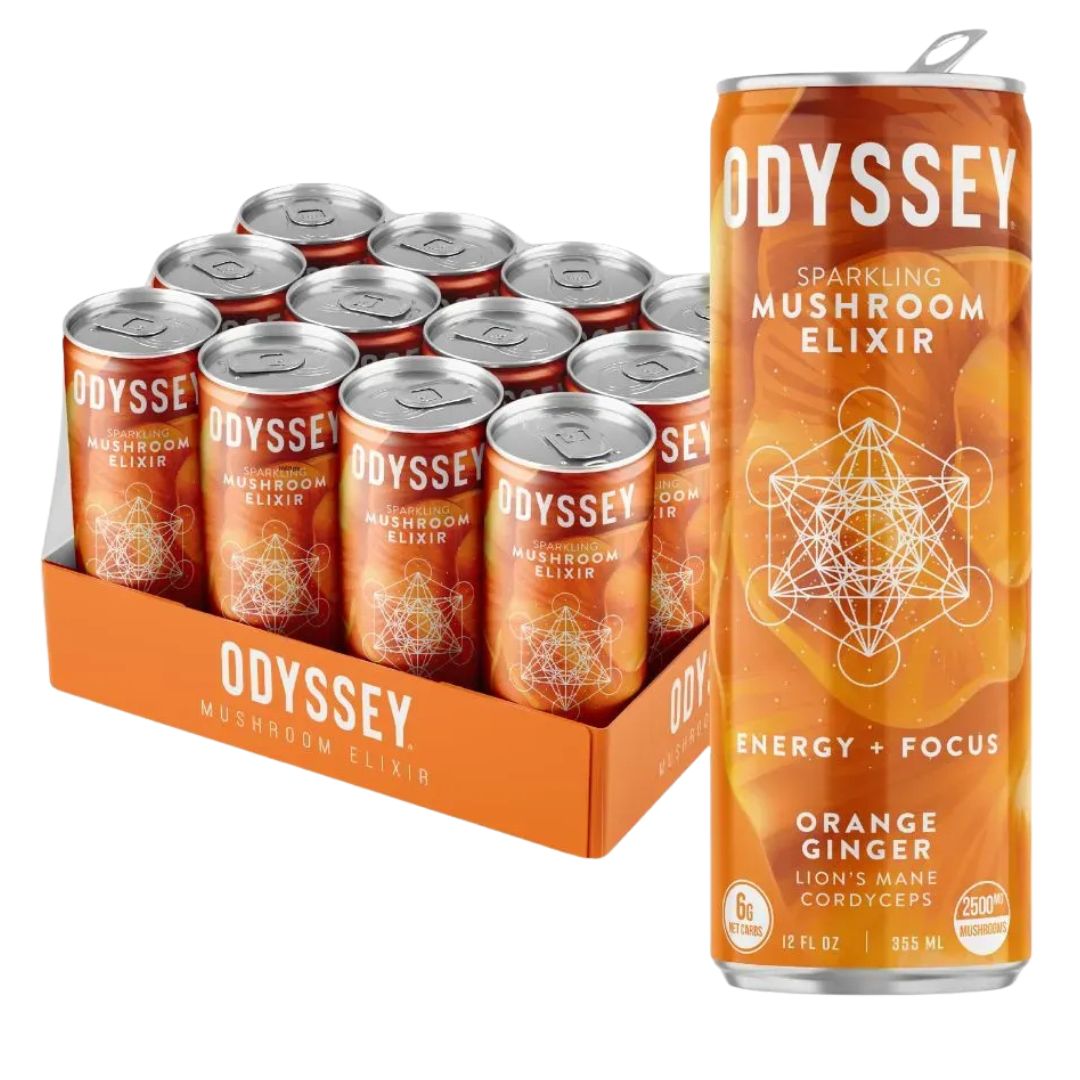 Odyssey Mushroom Elixir - Sparkling Orange Ginger
