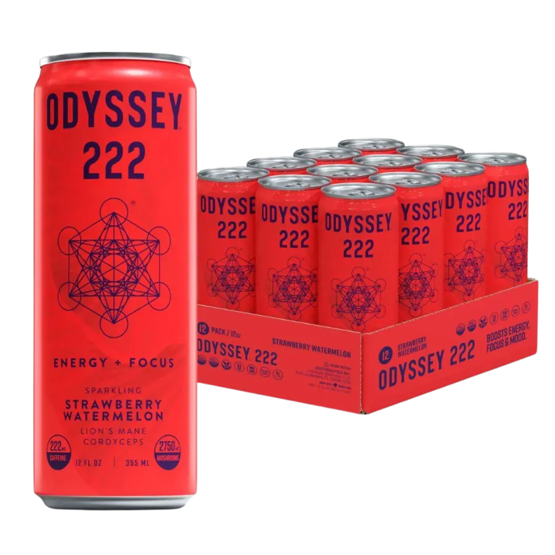Odyssey Mushroom Elixir - Sparkling Strawberry Watermelon