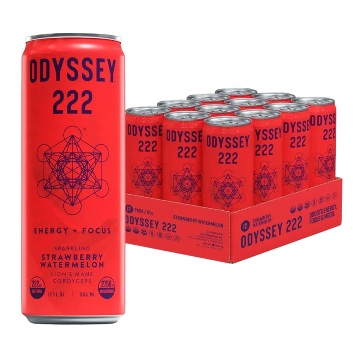 Odyssey Mushroom Elixir - Sparkling Strawberry Watermelon
