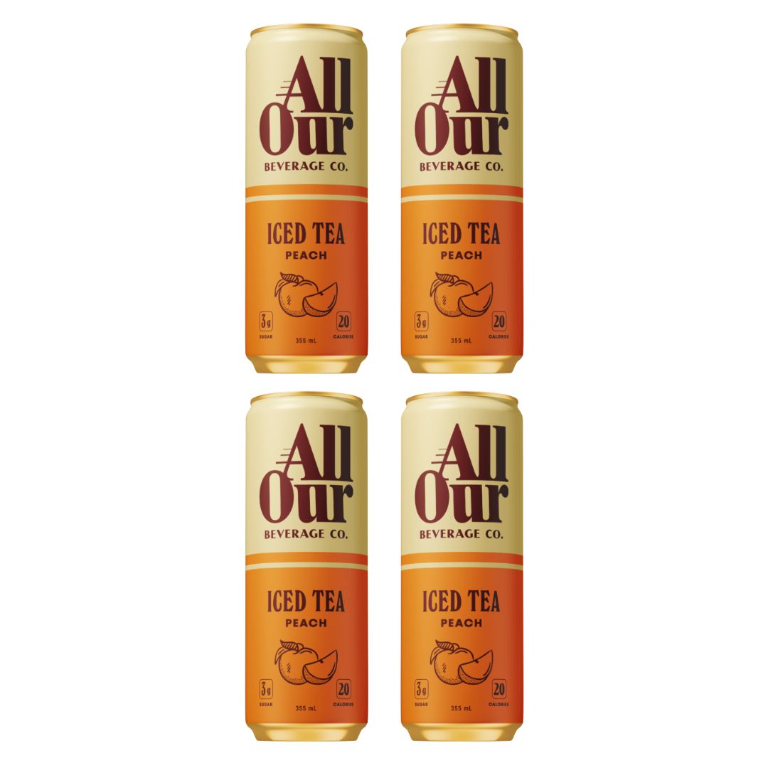 All Our - Low Sugar Peach Iced Tea
