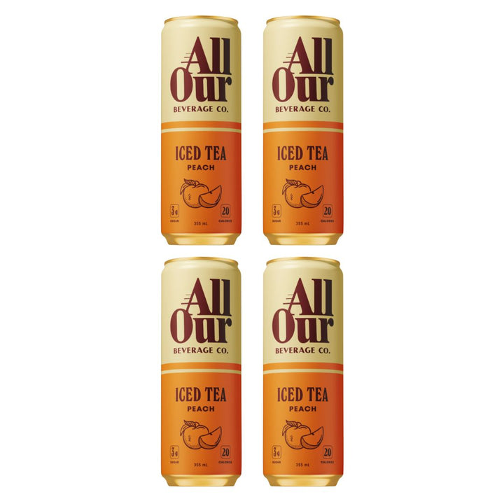 All Our - Low Sugar Peach Iced Tea