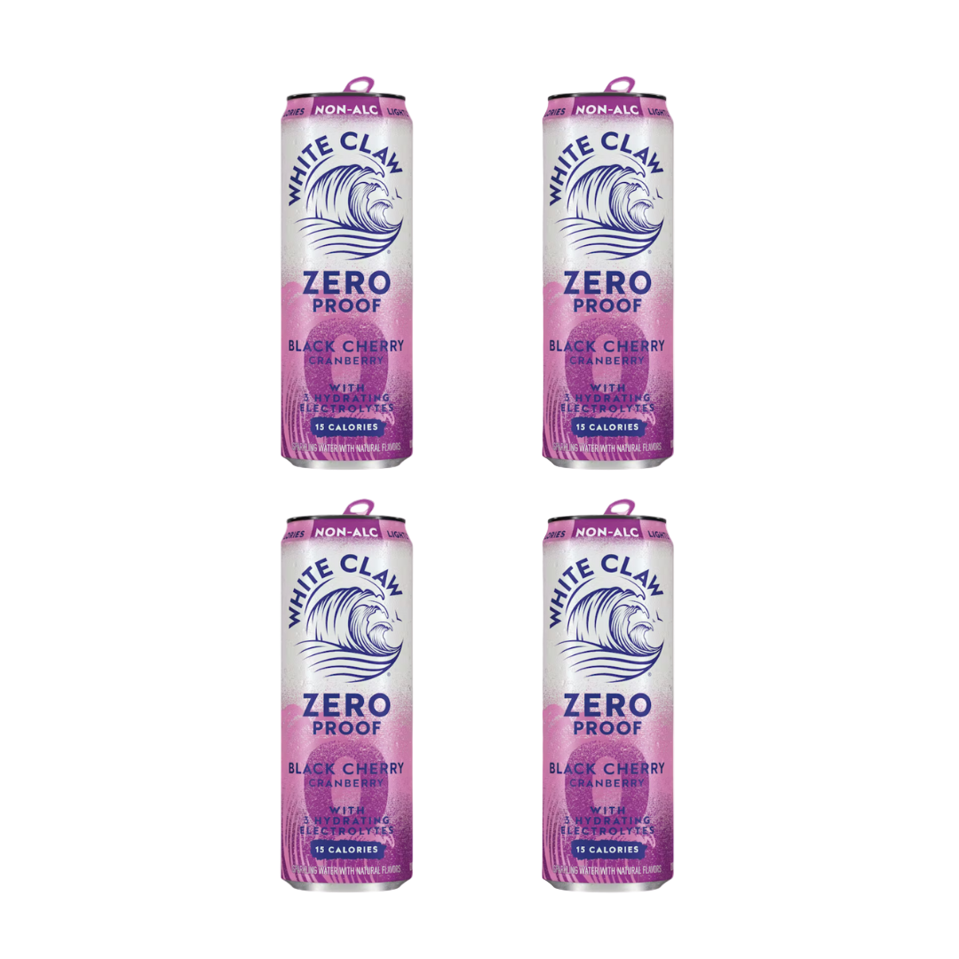 White Claw 0% Alcohol - Black Cherry Cranberry