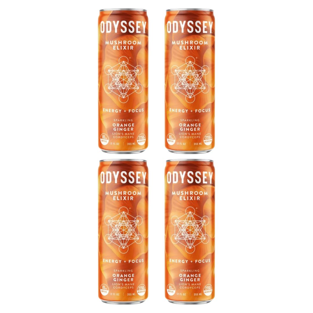 Odyssey Mushroom Elixir - Sparkling Orange Ginger