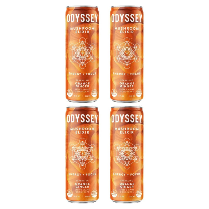Odyssey Mushroom Elixir - Sparkling Orange Ginger