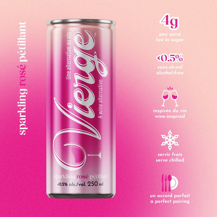Vierge - Sparkling Rosé - Wine Alternative