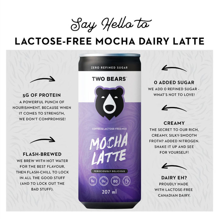 Two Bears - Lactose-Free Mocha Dairy Latte