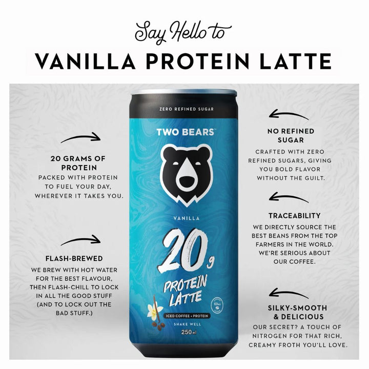 Two Bears - Vanilla Protein Latte