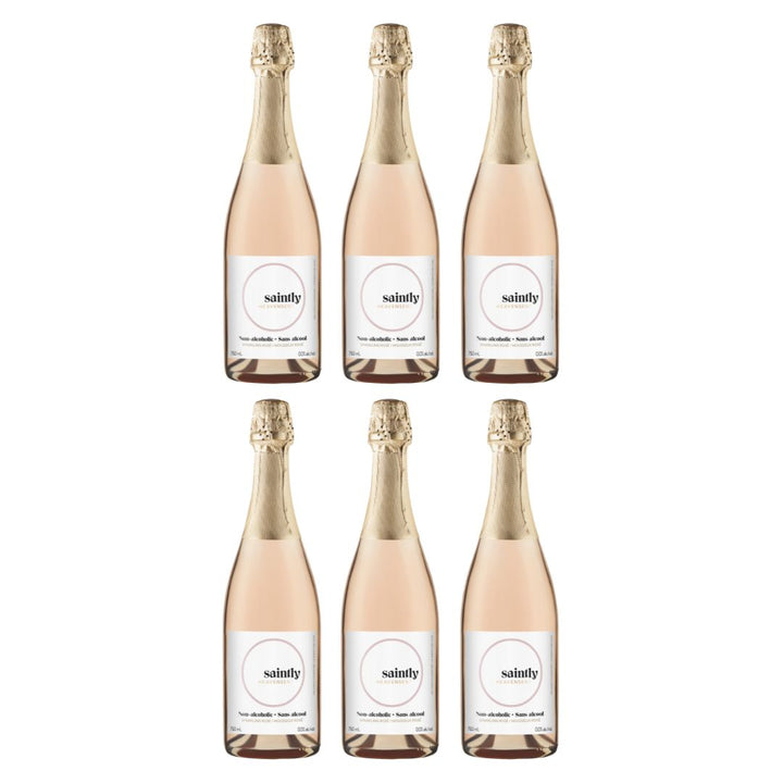 Saintly Heavensent - Sparkling Rose, non-alcoholic wine, photo 2 of 3