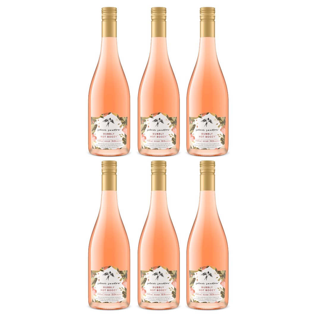 Silver Swallow - Bubbly Not Boozy Rosé - Wine Alternative