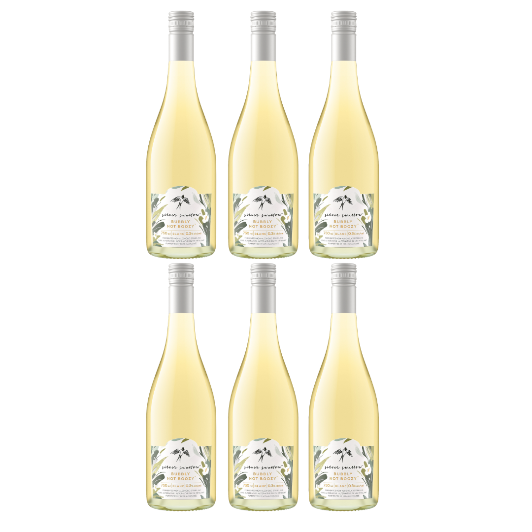 Silver Swallow - Bubbly Not Boozy Blanc - Non-Alcoholic Wine Alternative