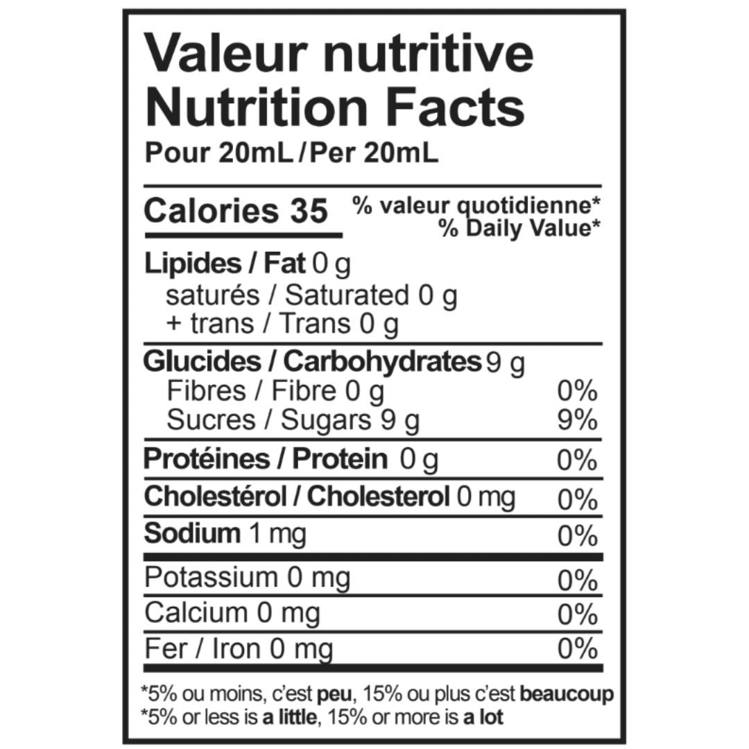 3/4 OZ - London Fog Vanilla Earl Grey Syrup