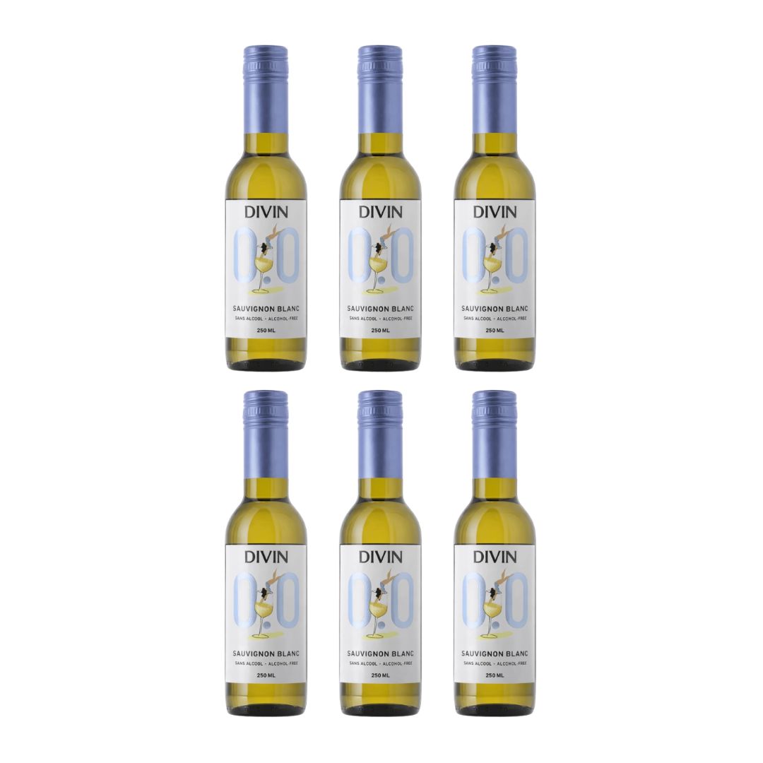 DIVIN 0.0 - Sauvignon Blanc (Single-Serve 250mL)