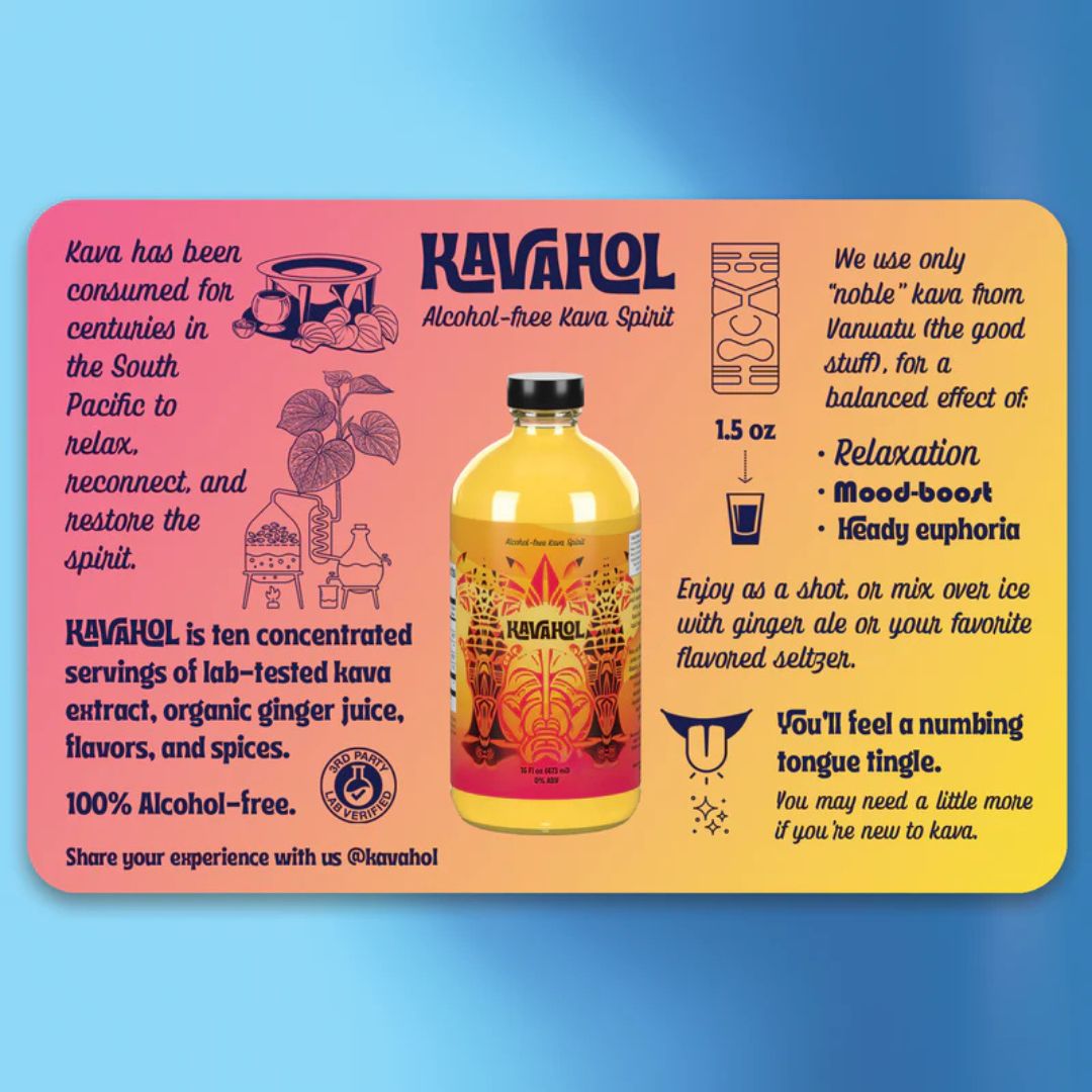 Kavahol - Alcohol-Free Kava Spirit