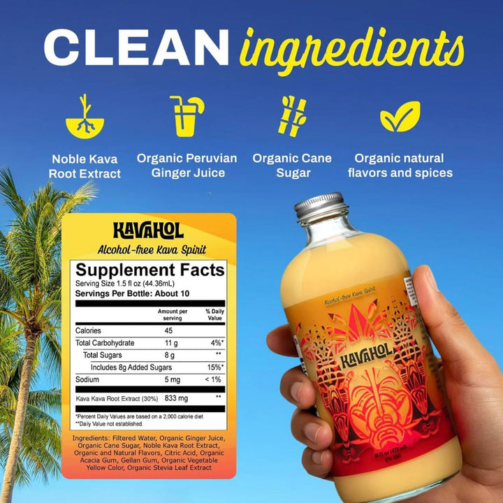 Kavahol - Alcohol-Free Kava Spirit