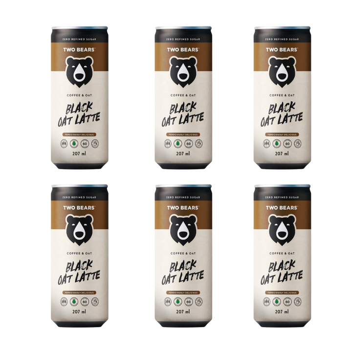 Two Bears - Frothed Black Oat Latte