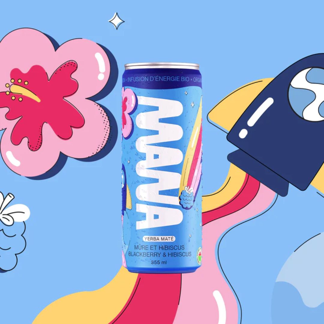 MANA Yerba Maté - Blackberry & Hibiscus