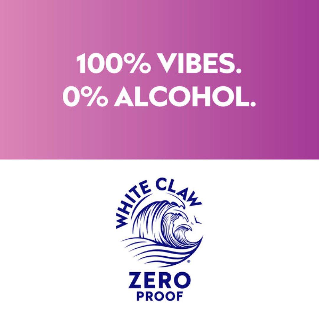 White Claw Zero Proof™ Black Cherry Cranberry