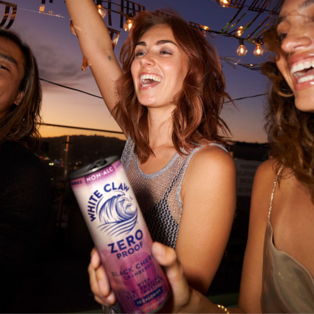 White Claw Zero Proof™ Black Cherry Cranberry
