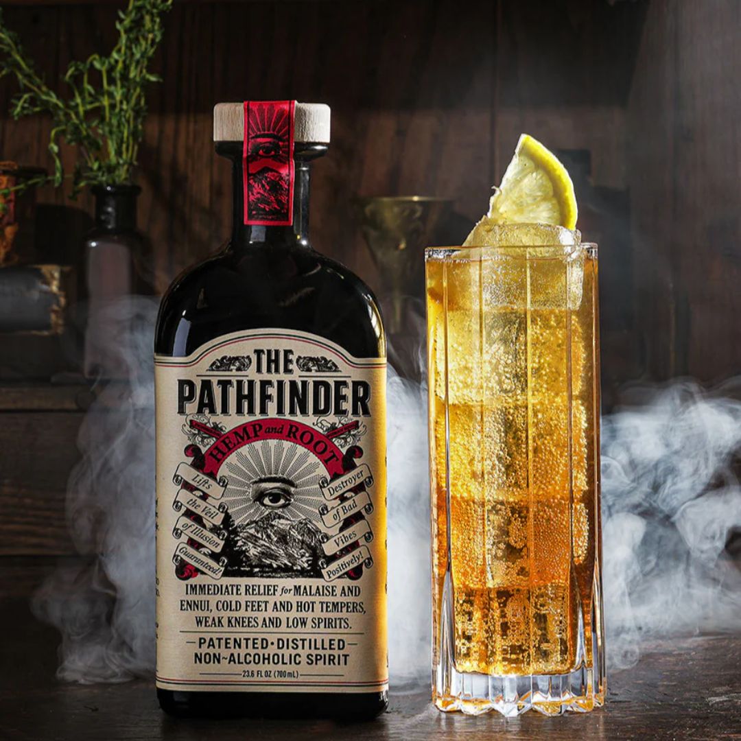 The Pathfinder Non-Alcoholic Hemp and Root - Upside Drinks - Free