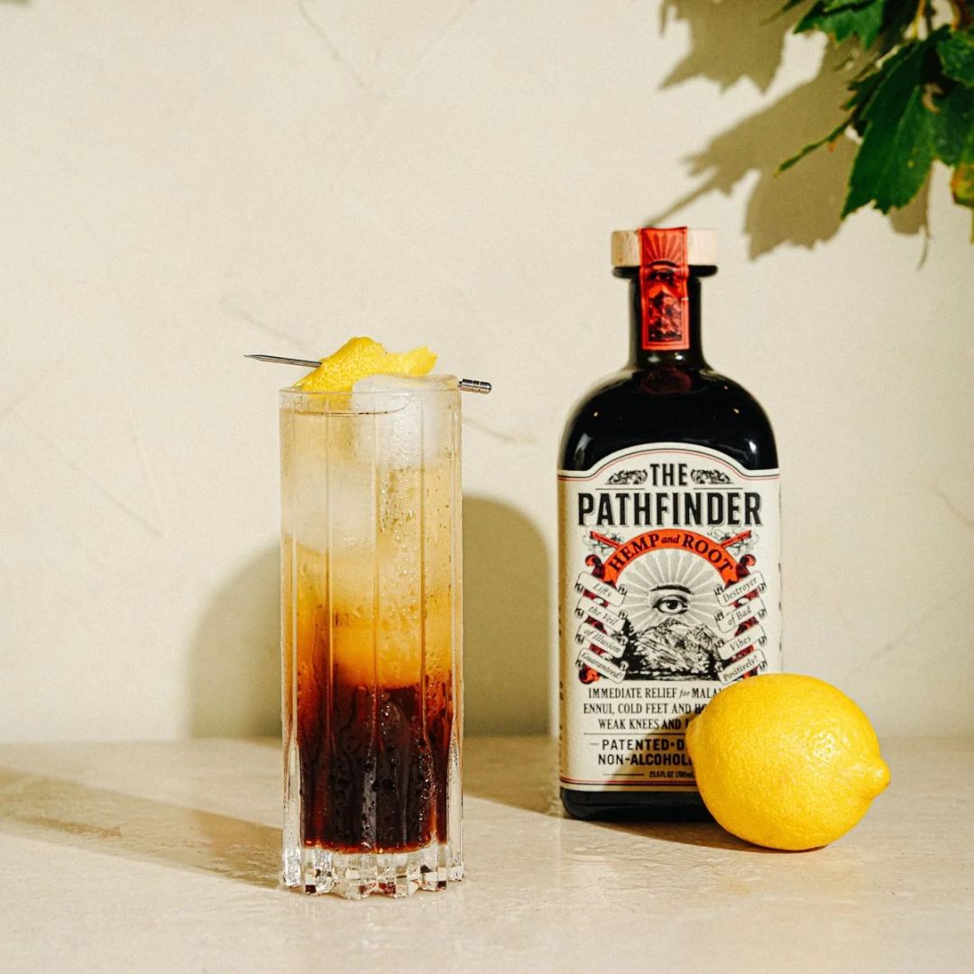 The Pathfinder Non-Alcoholic Hemp and Root - Upside Drinks - Free