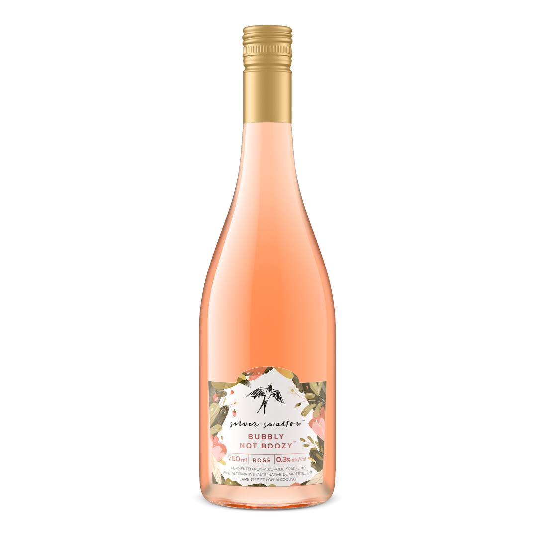 Silver Swallow - Bubbly Not Boozy Rosé - Wine Alternative