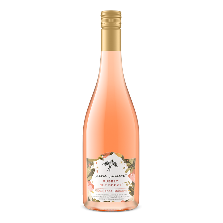 Silver Swallow - Bubbly Not Boozy Rosé - Wine Alternative