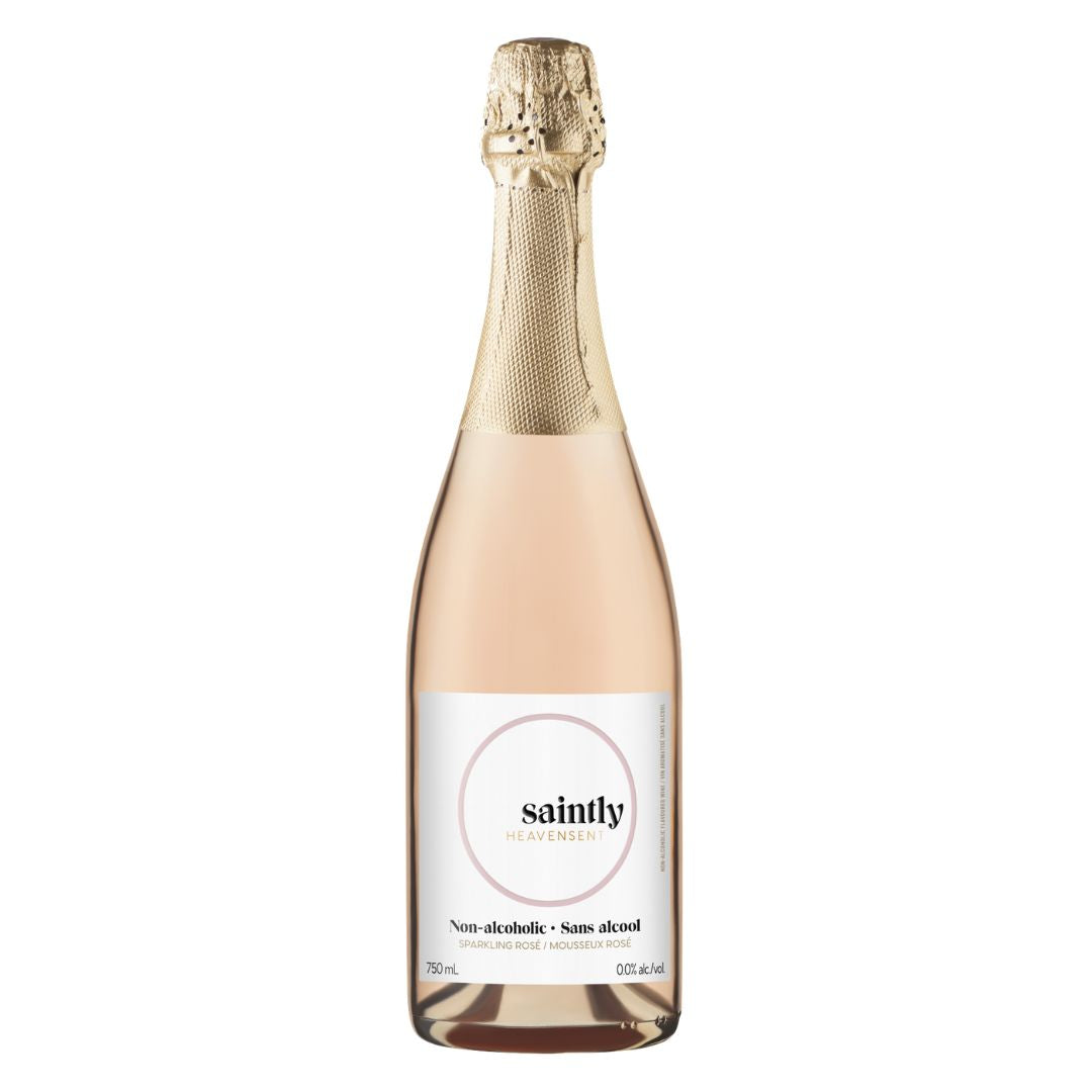Saintly Heavensent - Sparkling Rose, non-alcoholic wine