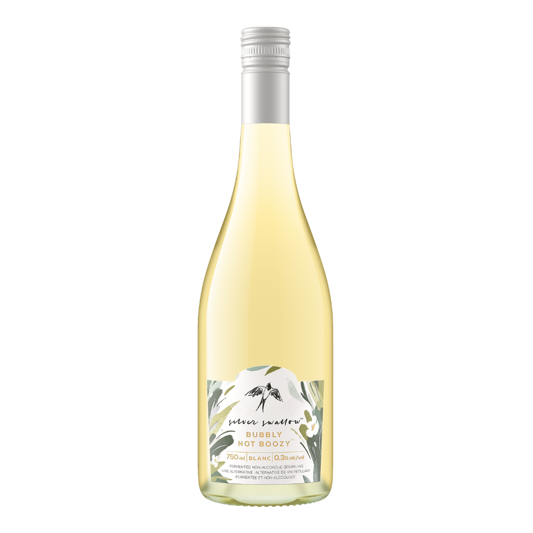 Silver Swallow - Bubbly Not Boozy Blanc - Non-Alcoholic Wine Alternative