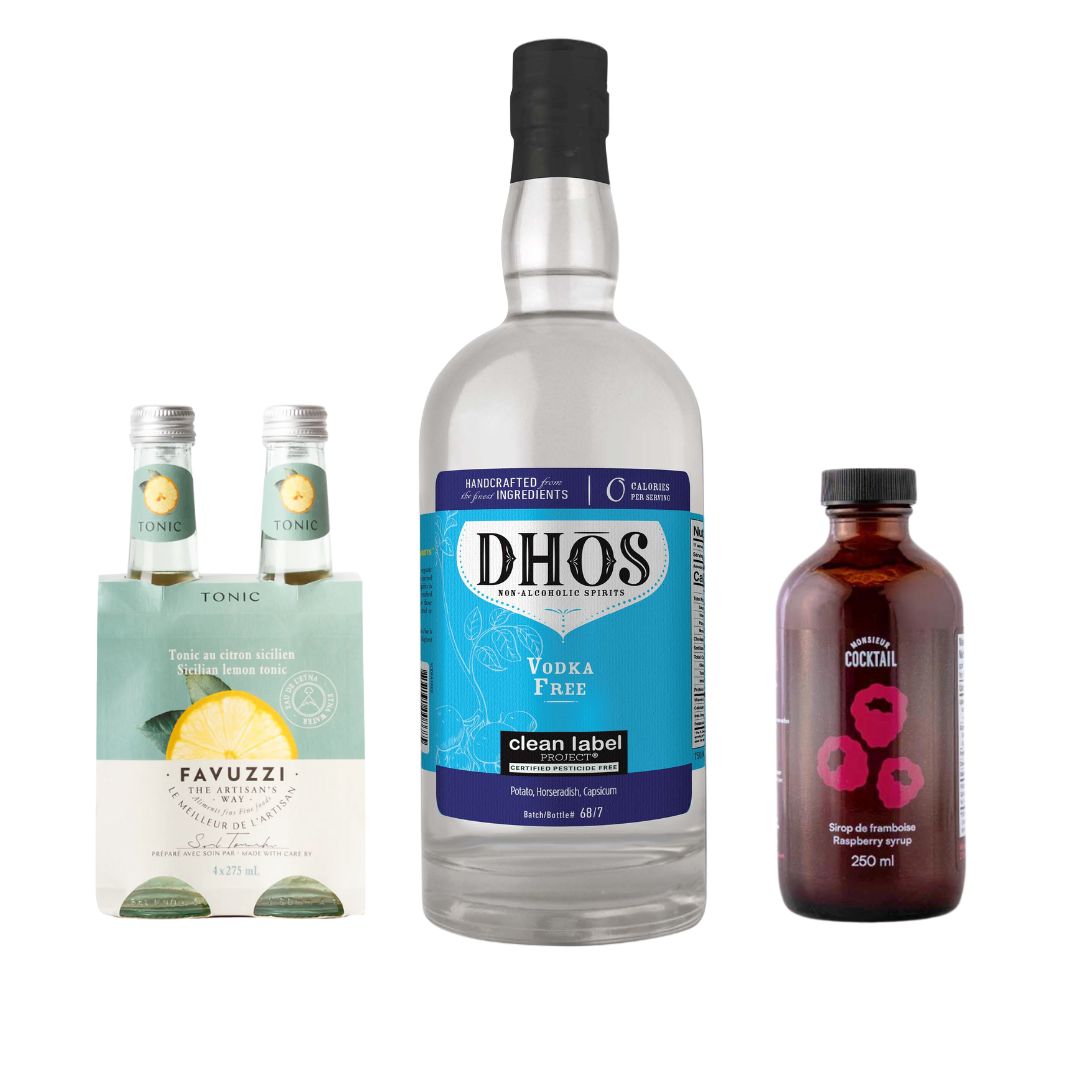 Mocktail Kit - Raspberry Lemon Vodka Fizz