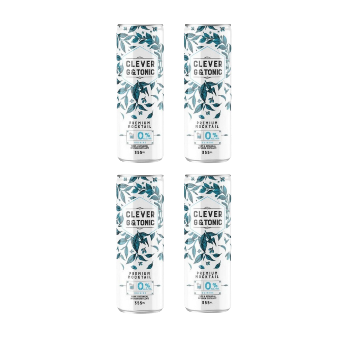 Clever Mocktails Non-Alcoholic Gin Tonic - Upside Drinks - Free
