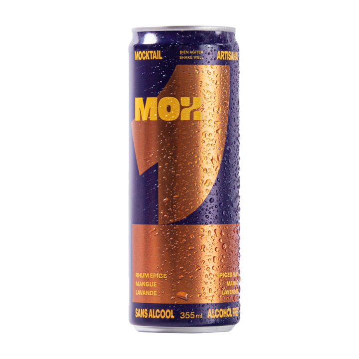 Mox Mocktails - Mox 1 - Spiced Rum Mango Lavender