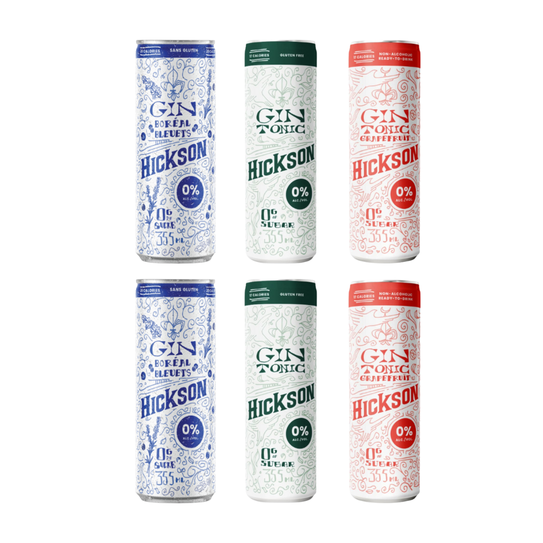 Non-alcoholic Cocktail - Hickson - Variety Pack (6 Pack) – Upside Drinks