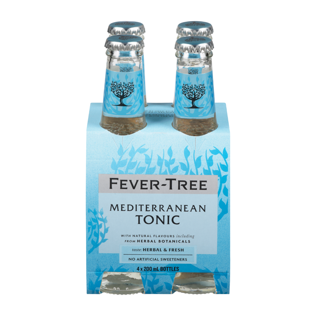 Fever Tree Non-Alcoholic Premium Tonic Mediterranean - Upside Drinks ...