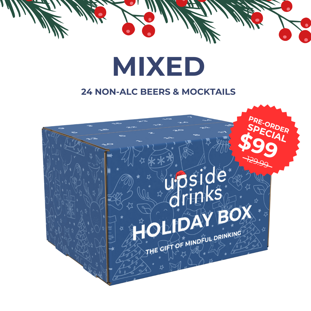 Mixed Holiday Box advent calendar, 24 non-alcoholic beers and mocktails