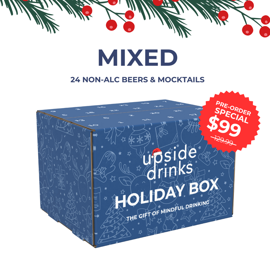 Mixed Holiday Box advent calendar, 24 non-alcoholic beers and mocktails