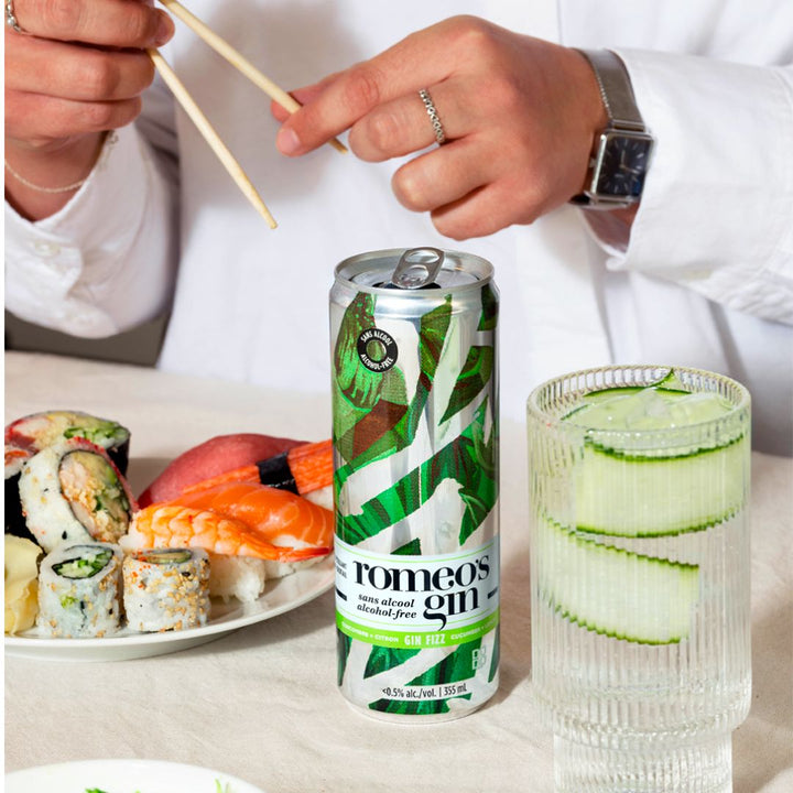 Romeo's Gin - Cucumber + Lemon - Gin Fizz