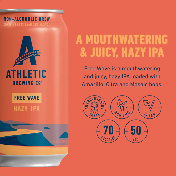 Athletic Brewing - Free Wave - Hazy IPA