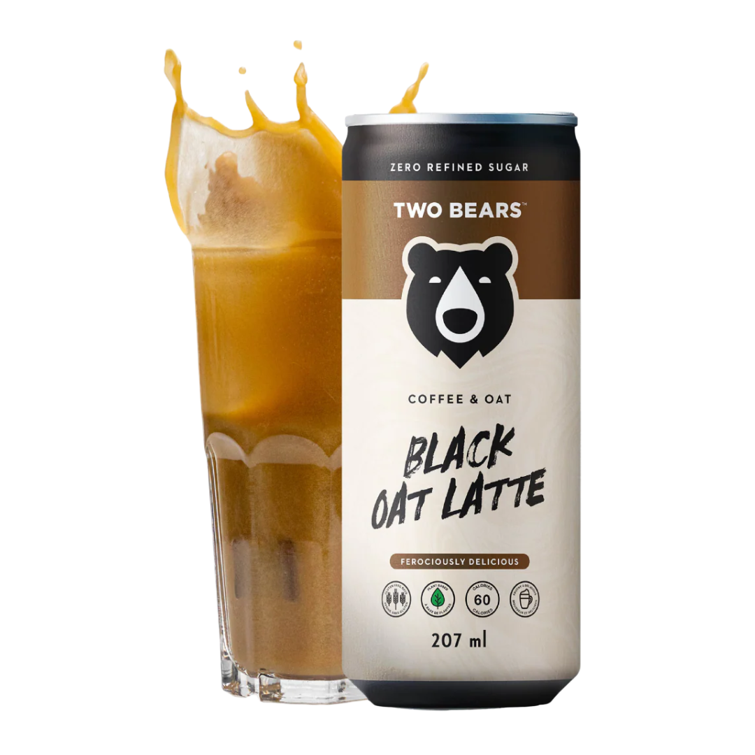 Two Bears - Frothed Black Oat Latte