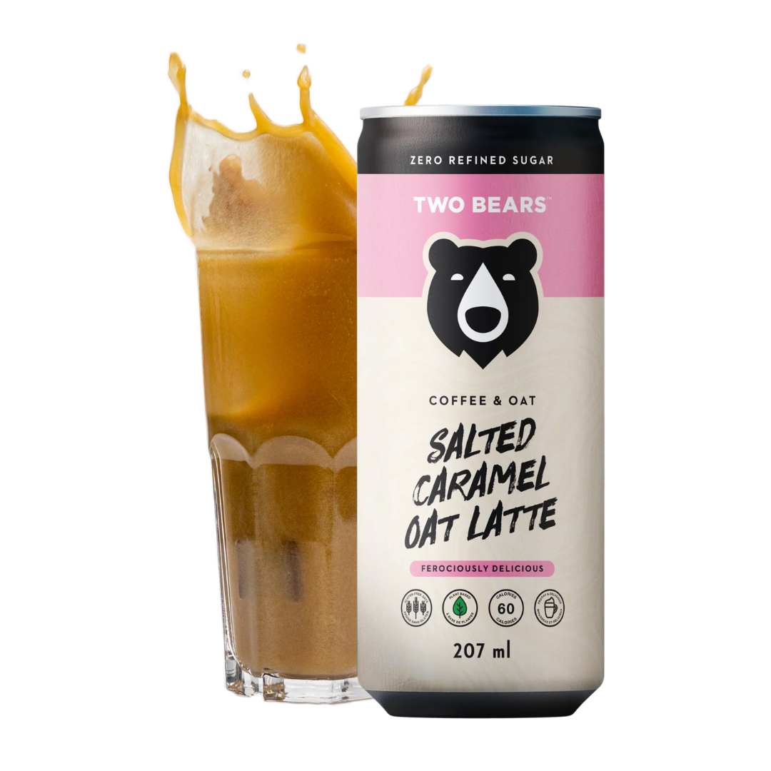 Two Bears - Frothed Salted Caramel Oat Latte