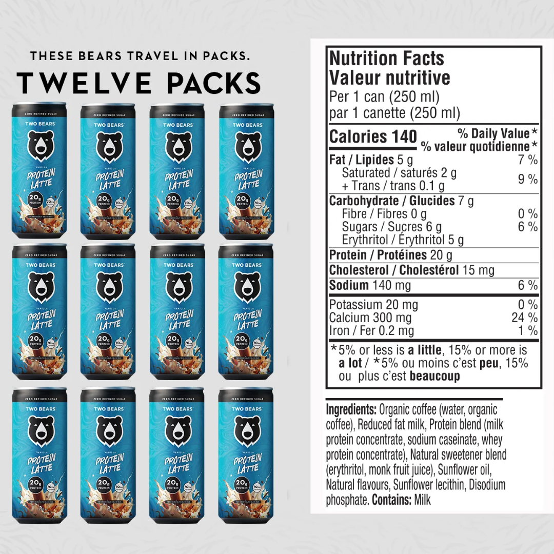 Two Bears - Vanilla Protein Latte