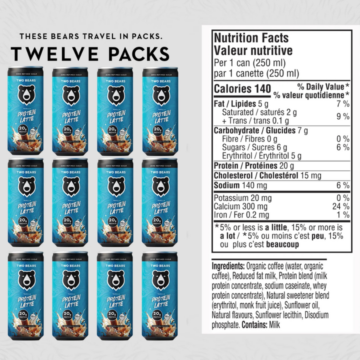 Two Bears - Vanilla Protein Latte