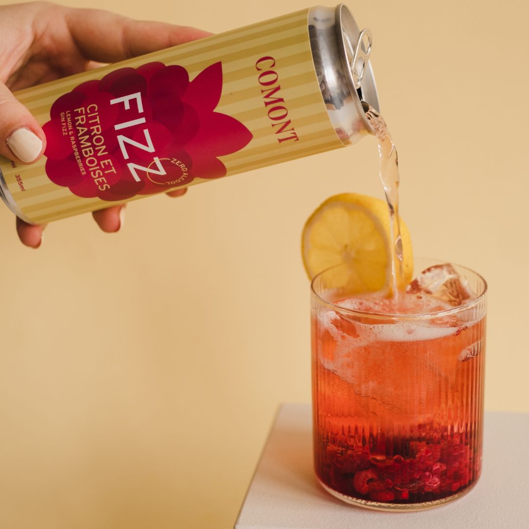 Comont - Raspberry & Lemon Gin Fizz